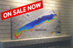 Falcon Lake map on mantle on sale (Copy).png